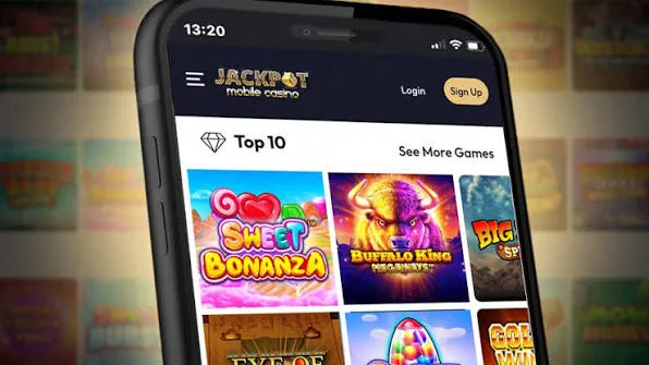 JackpotMobile Casino App Screenshot